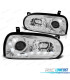 FARI VOLKSWAGEN VW GOLF MK3 91-97 LUCE DIURNA LED CROMATI