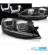FARI VOLKSWAGEN VW GOLF 7 12-17 U-TYPE DRL DINAMICI NERO