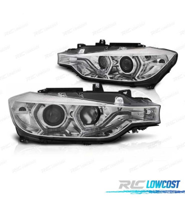 FARI BMW F30 F31 11-15 XENON AFS ANGEL EYES LED DRL CROMATO