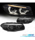 FARI BMW F10 F11 10-13 XENON AFS ANGEL EYES 3D LED DRL DINAMICI NERI