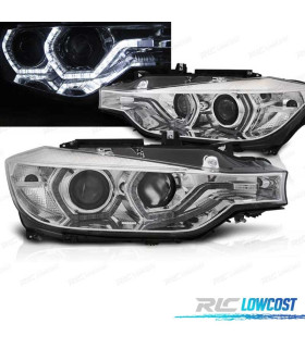 FARI BMW F30 F31 11-15 XENON AFS ANGEL EYES DRL LED CROMATI