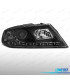 FARI SKODA OCTAVIA 2 04-08 XENON LUCE DIURNA LED NERO