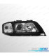 FARI AUDI A6 99-01 XENON OCCHI ANGEL LED FONDO NERO