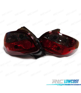 FANALI PER PEUGEOT 206 98-09 ROSSO GRIGIO