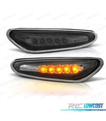 FRECCE LATERALI A LED BMW CRISTALLO CHIARO NERO