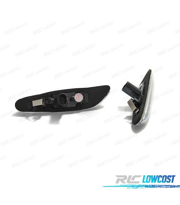 FRECCIE LATERALI A LED CROMATE PER BMW E46 01-05