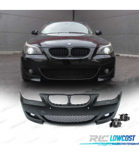 PARAURTI ANTERIORE BMW SERIE 5 E60 E61 03-07 LOOK M5 PDC NEBBIE