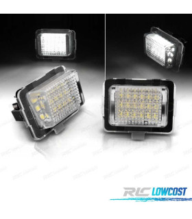 LUCI TARGA PER MERCEDES W204 W212 C207 C216 W221 LED