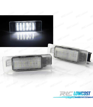 LUCI TARGA A LED PEUGEOT 106 307 308 406 407 CITROEN C3 C4 C5