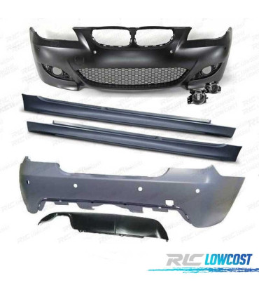 KIT CARROZZERIA BMW E60 03-07 CON PDC LAVAFARI E FENDINEBBIA