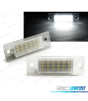 LUCI TARGA PER VOLKSWAGEN VW TOURAN JETTA CADDY PASSAT TRANSPORTER SKODA SUPERB CANBUS LED