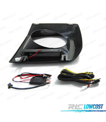 KIT LUCE DIURNA MERCEDES W461 W463 01-12 ANTERIORE DRL LED NERO