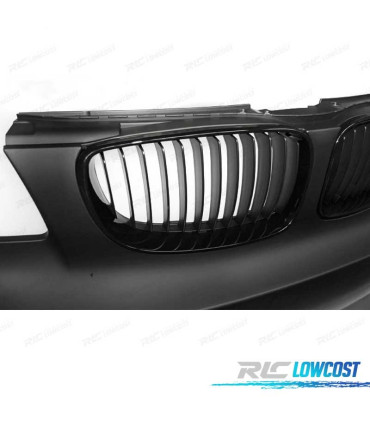 PARAURTI ANTERIORE BMW E81 E82 E87 E88 04-13 LOOK 1M + GRIGLIE