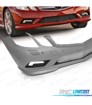 PARAURTI ANTERIORE MERCEDES CLASSE E C207 COUPE A207 CABRIO 09-13 LOOK AMG PDC