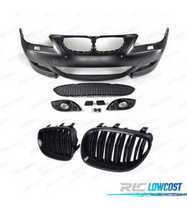 PARAURTI + GRIGLIE BMW E60 03-07 LOOK M5 PDC SRA