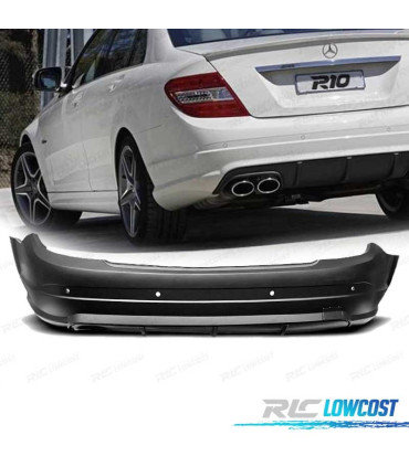 PARAURTI POSTERIORE MERCEDES W204 07-14 LOOK AMG PDC
