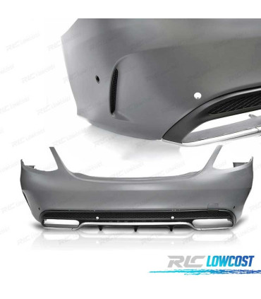 PARAURTI POSTERIORE MERCEDES CLASSE C W205 14-18 LOOK AMG C63 PDC