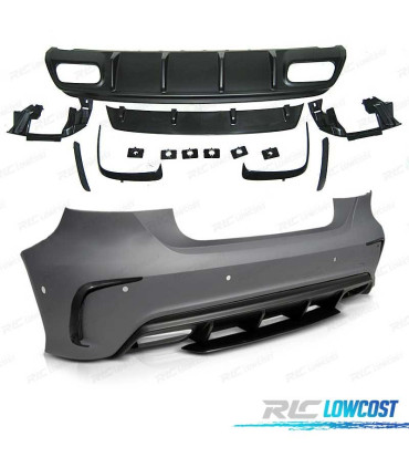 PARAURTI POSTERIORE PER MERCEDES CLASSE A W176 LOOK AMG 15-18 PDC