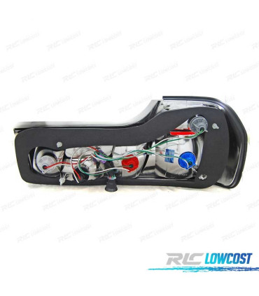 FANALI PER BMW E32 86-94 ROSSO BIANCO LEX