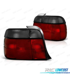 FANALI PER BMW E36 90-99 COMPACT ROSSO AFFUMICATO LEX