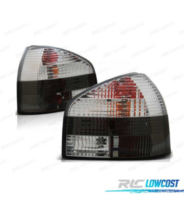 FANALI PER AUDI A3 8L 96-00 HATCHBACK BIANCO AFFUMICATO LEX