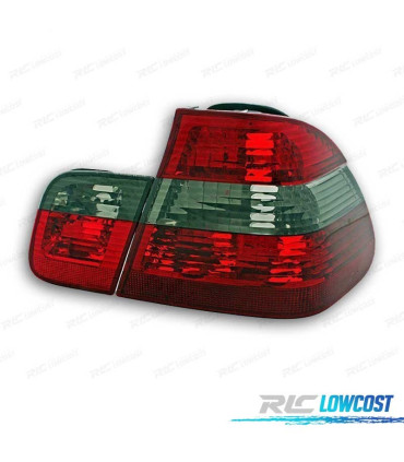 FANALI BMW E46 SEDAN 01-05 ROSSO AFFUMICATO