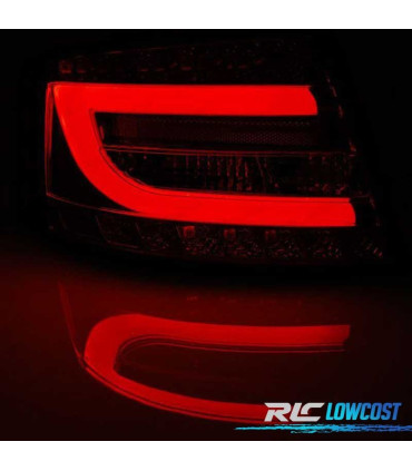 FANALI PER AUDI A6 C6 SEDAN 04-08 FUMÈ LED 7PIN