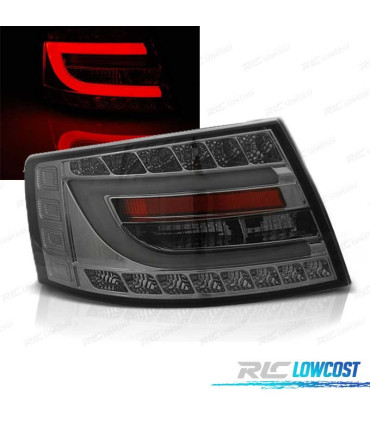 FANALI PER AUDI A6 C6 SEDAN 04-08 FUMÈ LED 7PIN