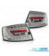 FANALI AUDI A6 C6 SEDAN 04-08 CROMATI LED 7PIN