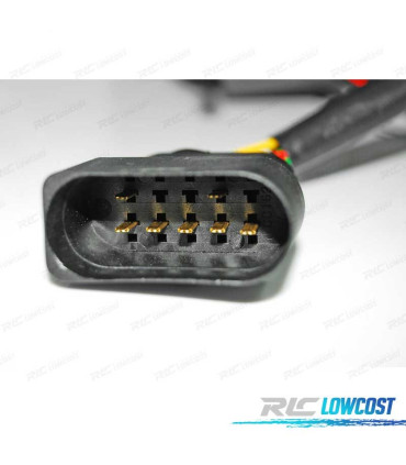 FANALI AUDI A6 C6 SEDAN 04-08 CROMATI LED 7PIN