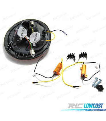 FANALI VOLKSWAGEN VW NEW BEETLE 98-05 HATCHBACK LED DINAMICI ROSSI FUMÉ