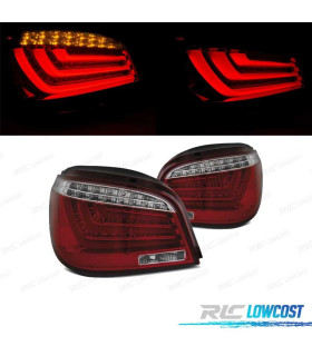 FANALI BMW E60 LCI 07-10 BERLINA LED ROSSO BIANCO