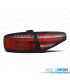 FANALI AUDI A4 B8 12-15 SEDAN LED ROSSO BIANCO PER HALOGENO