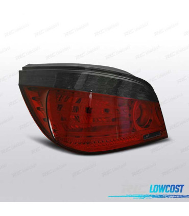 FANALI BMW E60 SEDAN 03-07 LED ROSSO AFFUMICATO