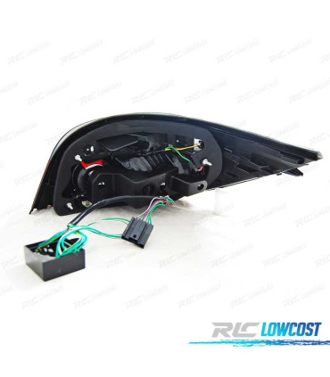 FANALI BMW E60 SEDAN 03-07 LED ROSSO AFFUMICATO