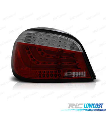 FANALI BMW E60 BERLINA 03-07 LED ROSSO AFFUMICATO