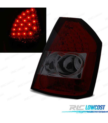FANALI CHRYSLER 300C 300 09-10 LED ROSSO AFFUMICATO