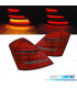 FANALI MERCEDES W221 CLASSE S 05-09 LED DINAMICI LOOK W222 ROSSO AFFUMICATO