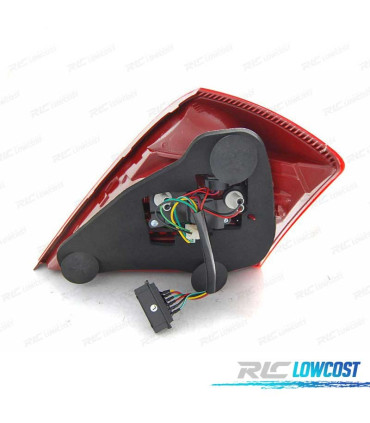 FANALI MERCEDES W221 CLASSE S 05-09 LED DINAMICI LOOK W222 ROSSO AFFUMICATO