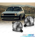 FARI PER VOLKSWAGEN VW GOLF MK2 83-91 CROMATI INTERNI