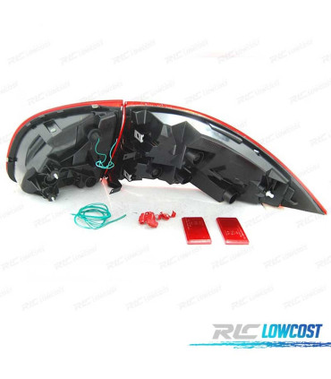 FANALI PORSCHE CAYENNE 10-15 A LED COMPLETI A BARRA DINAMICI ROSSO BIANCO