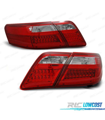FANALI TOYOTA CAMRY 6 XV40 06-09 LED ROSSO BIANCO