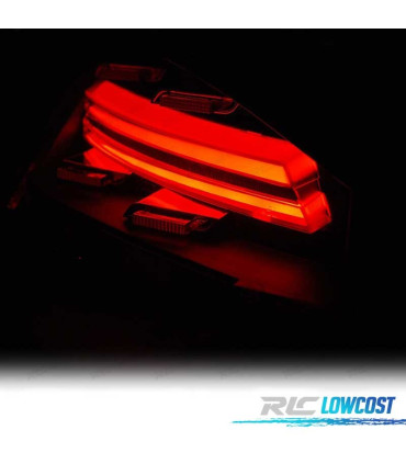 FANALI PER PORSCHE BOXSTER CAYMAN 987 09-12 BARRE LED DINAMICHE NERE AFFUMICATE