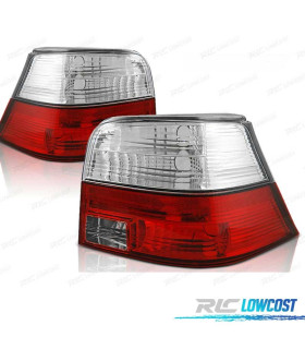 FANALI VOLKSWAGEN VW GOLF 4 HATCHBACK 97-03 ROSSO BIANCO LEX