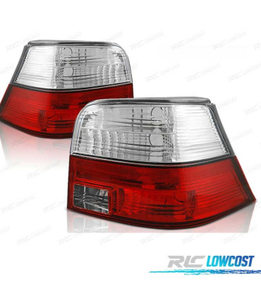FANALI VOLKSWAGEN VW GOLF 4 HATCHBACK 97-03 ROSSO BIANCO LEX