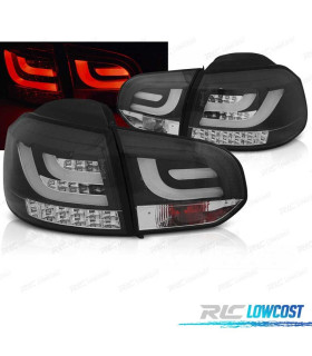 FANALI VOLKSWAGEN VW GOLF 6 08-12 A LED BAR NERO