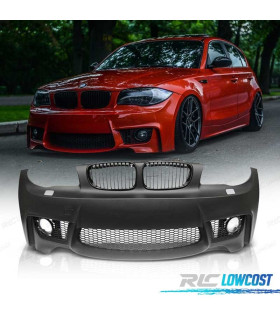 PARAURTI ANTERIORE BMW E81 E82 E87 E88 04-13 LOOK 1M + GRIGLIE