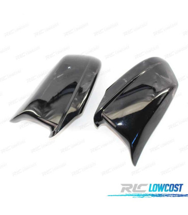 GUSCI SPECCHIETTI RETROVISORI BMW F10 F11 F18 PACK M 11-13 NERO LUCIDO