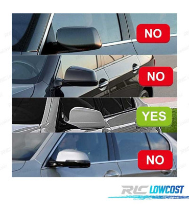 GUSCI SPECCHIETTI EFFETTO CARBONIO LOOK M BMW F10 F11 F18 11-13