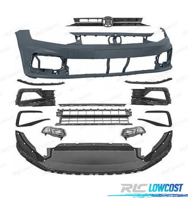 PARAURTI ANTERIORE VOLKSWAGEN VW POLO VI AW 17-20 LOOK R LINE